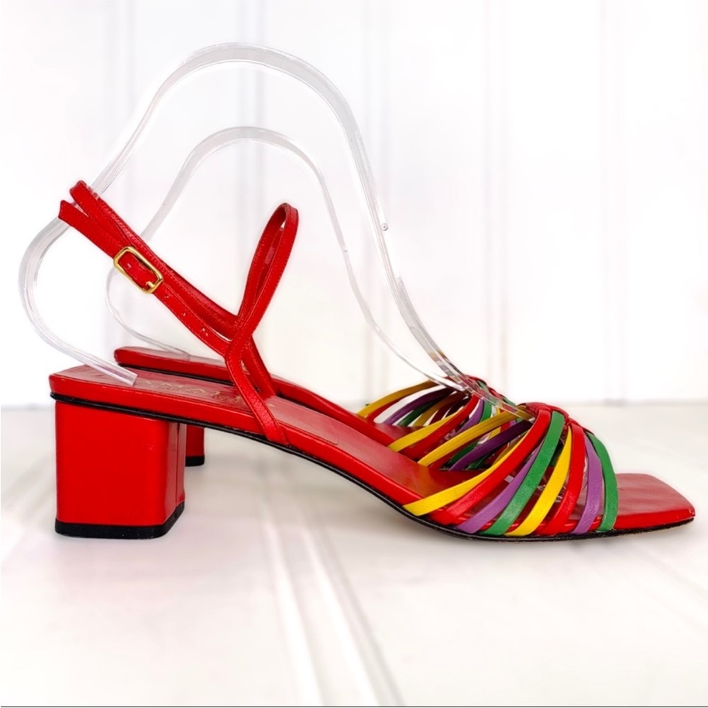 ⭐️SOLD⭐️ amalfi by rangoni square toe sandals - Picture 2 of 13